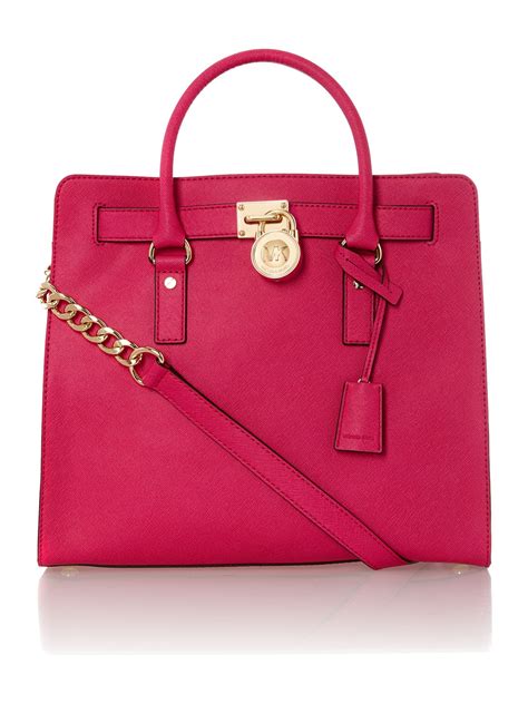 michael kors hamilton medium messenger|pink Hamilton mk bag.